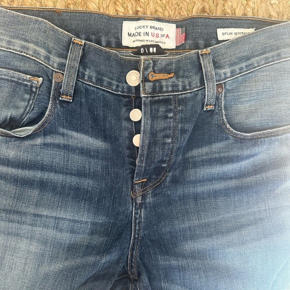 Lucky Dylan Boyfriend button fly jeans - Picture 1 of 4